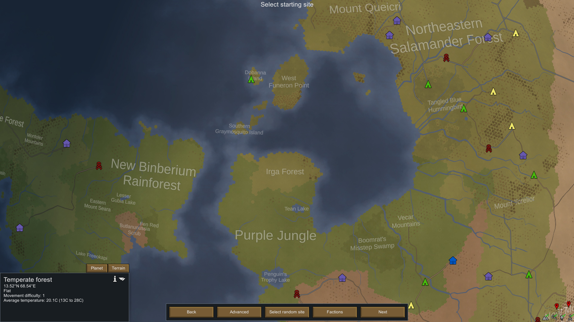 rimworld temperature for food