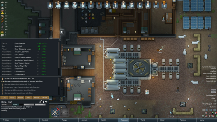 RimWorld Sci Fi Colony Sim