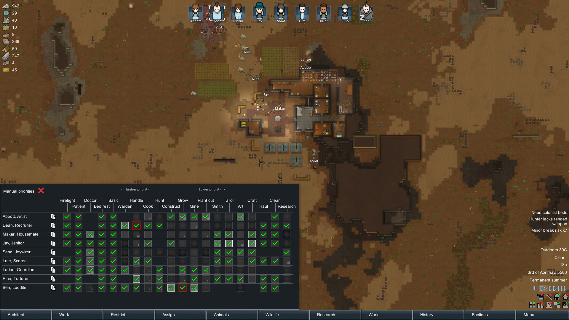 rimworld getting more colonists