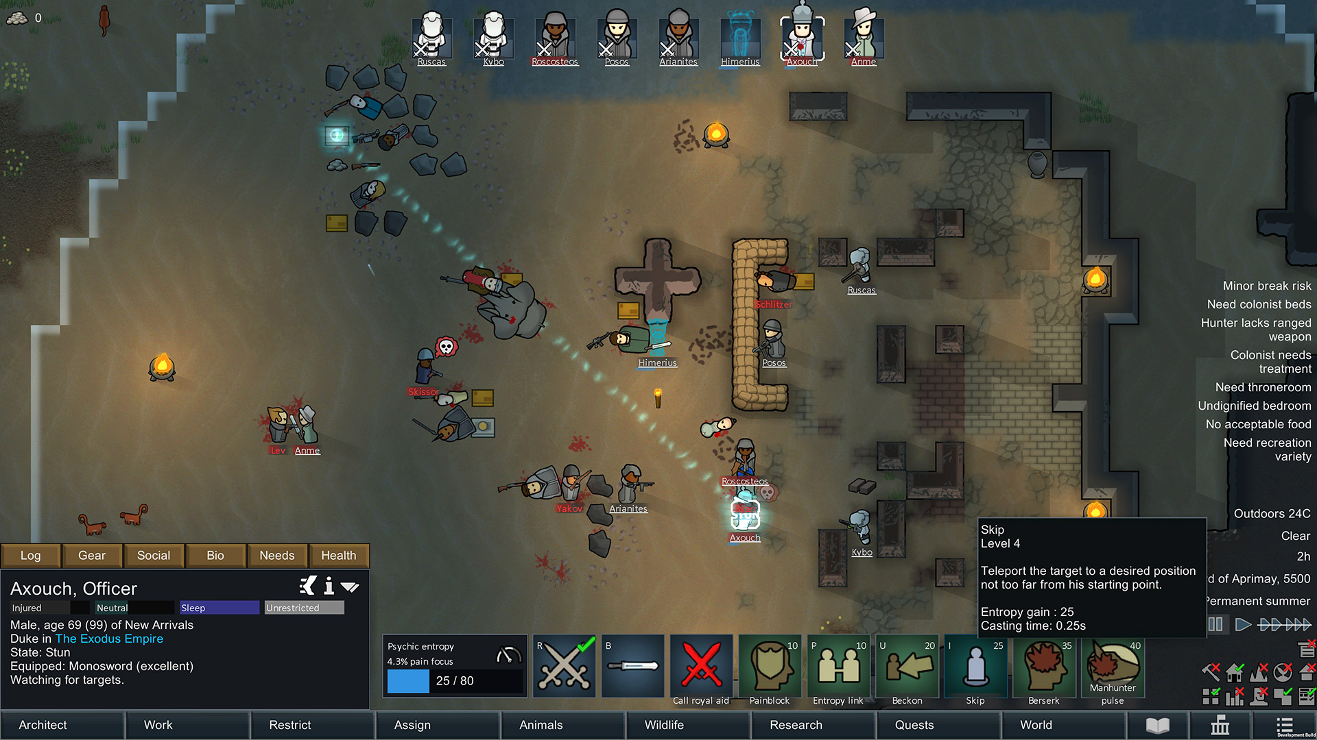 RimWorld just launched its first expansion, Royalty